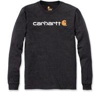 Carhartt Camiseta hombre Logo Core L/S Carbon Heather L