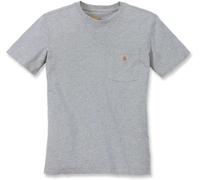 Carhartt Camiseta Mujer Workw Pocket S/S T-Shirt Heather Grey L