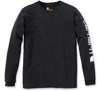 Carhartt Camiseta señora Workwear Logo L/S Negra S