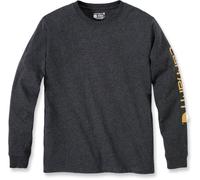 Carhartt Camiseta Sleeve Logo L/S Carbon Heather XL