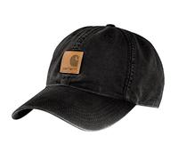 Carhartt Canvas Cap, Gorra de béisbol, Unisex adulto, Negro, Talla única