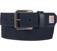 Carhartt Cinturones informales resistentes de lona de pato para hombre, Negro -, 34