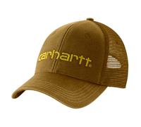 Carhartt Canvas Mesh-Back Logo Graphic Cap, Gorra para Unisex Adulto, Carhartt Brown/Oiled Walnut, Talla única