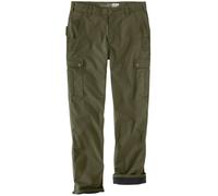 Carhartt Cargo Fleece Lined Work Pantalón, verde, tamaño 33 para Hombres