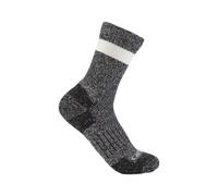 Carhartt Carhartt- Calcetín de caña media, tejido de grosor medio Para Mujer, Negro, L
