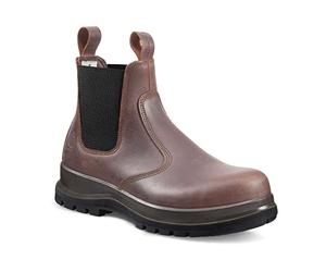 Carhartt Carter - Bota Chelsea de seguridad S3, tecnología Rugged Flex Para Hombre, Marrón oscuro, 39