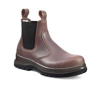 Carhartt Carter - Bota Chelsea de seguridad S3, tecnología Rugged Flex Para Hombre, Marrón oscuro, 46