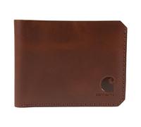Carhartt - Cartera de Piel para Hombre, Disponible en Varios Estilos y Colores, Marrón (2 Solapas), One Size, Craftsman Carteras de Cuero, Disponibles en Varios Estilos y Colores