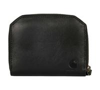 Carhartt Carteras Casuales de Cuero de Grano Completo para Mujer, múltiples Compartimentos para Tarjetas y Dinero en Efectivo para un fácil Acceso, Color Negro, Talla única, Cartera híbrida