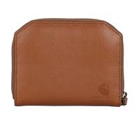 Carhartt Carteras casuales de cuero de grano completo para mujer, múltiples compartimentos para tarjetas y dinero en efectivo para un fácil acceso, Marrón, Talla única, Cartera híbrida
