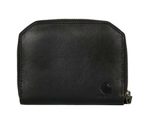 Carhartt Carteras Casuales de Cuero de Grano Completo para Mujer, múltiples Compartimentos para Tarjetas y Dinero en Efectivo para un fácil Acceso, Color Negro, Talla única, Cartera híbrida