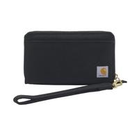 Carhartt Carteras de Lona Resistente para Mujer, Disponible en Varios Estilos y Colores, Pato de Nailon, Bolso Plano (Negro), Talla única
