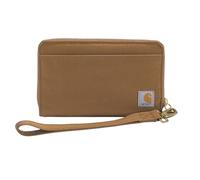 Carhartt Carteras Planas de Lona Casual para Mujer, Carhartt Brown, Talla única