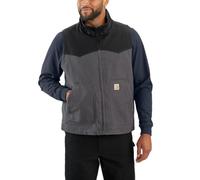 Carhartt Montana Rugged Flex Relaxed Fit Duck Chaleco, negro-gris, tamaño S para Hombres
