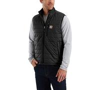 Carhartt Chaleco Rain Defender ligero con aislante,Relaxed Fit Para Hombre, Negro, L