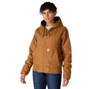 Carhartt Washed Duck Active, chaqueta textil para mujeres M female Marrón Claro