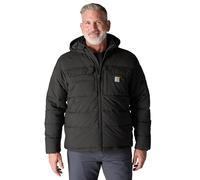 Carhartt Chaqueta de invierno para hombre con aislamiento de peso medio, Negro, XXL