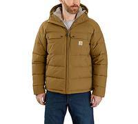Carhartt Chaqueta de invierno para hombre, corte holgado, con aislamiento de peso medio, Roble, XL