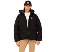 Carhartt Chaqueta de mujer con aislamiento con superficie impermeable y tecnología WindFighter, Negro , S