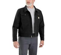Carhartt Duck Relaxed Fit Chaqueta, negro, tamaño L para Hombres