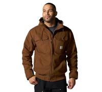 Carhartt Chaqueta de trabajo para hombre Full Swing Loose Fit Washed Duck Insulated Active Jacket - Libertad de movimiento se encuentra con un calor resistente, Red Duck, XXL