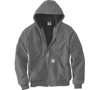 Carhartt Firm Duck Insulated Flannel-Lined Active Chaqueta Textil, gris, tamaño L para Hombres