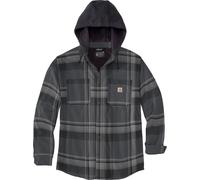 Carhartt Chaqueta Franela Camisa Forro Sherpa Jac Negro L