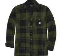Carhartt Heavyweight Flannel Sherpa Camisa, verde, tamaño 2XL para Hombres