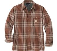 Carhartt Chaqueta Franela Sherpa Forro Camisa Jac Burnt Sienna S