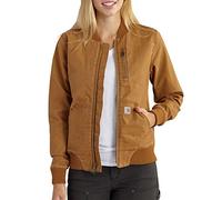 Carhartt Chaqueta Rugged Flex en lona,Relaxed Fit Para Mujer, Carhartt Brown, M