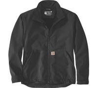 Carhartt Chaqueta Softshell de ajuste relajado Rain Defender para hombre, Negro -, Large