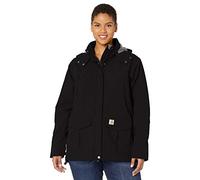 Carhartt Chaqueta Storm Defender gruesa, Relaxed Fit Para Mujer, Negro, L