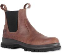 Carhartt Carter - Bota Chelsea de seguridad S3, tecnología Rugged Flex Para Hombre, Marrón oscuro, 36