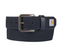 Carhartt Cinturones informales resistentes de lona de pato para hombre, Negro -, 32