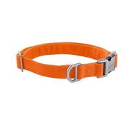 Carhartt Collar de Perro de Campo, Totalmente Ajustable, Tela Duradera de 600 Denier con Marca Reflectante para Visibilidad, Naranja Cazador, Mediano