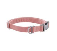 Carhartt Collar de Perro de Campo, Totalmente Ajustable, Tela Duradera de 600 Denier con Marca Reflectante para Visibilidad, Tinte Rosa, Grande