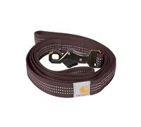 Carhartt Correa de perro de doble mango, tela duradera de 600 denier con accesorios de anillo en D de metal ajustable, vino profundo, grande