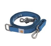 Carhartt Correas de Pato de Nailon duraderas para Perros, Costuras Reflectantes para Visibilidad, Azul Marino, Grande