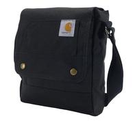 Carhartt Crossbody, Durable, Adjustable Shoulder Bag with Flap Over Snap Closure, Duradero, Ajustable, con Solapa sobre Cierre a presión Mujer, Bolso Cruzado Diario (Negro), Talla única