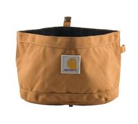 Carhartt Cuenco de Viaje de Nailon para Perro, Cuenco Plegable para Comida y Agua, Color marrón Carhartt con Capacidad para 10 Tazas