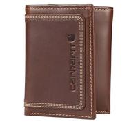 Carhartt Cuero de Grano Superior estándar para Hombre, Triple Pliegue, Costura de Contraste, marrón, Talla única