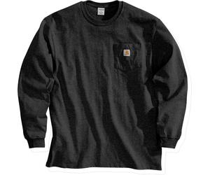 Carhartt Dearborn Loose Camisa Longsleeve, negro, Talla S