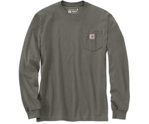 Carhartt Dearborn Loose Camisa Longsleeve, oliva/verde, Talla L