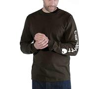 Carhartt Dearborn Loose LS Logo T-Shirt Camisa Hombre (Pack de 1)