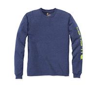 Carhartt Dearborn Loose LS Logo T-Shirt Camisa Hombre (Pack de 1)