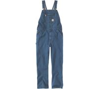 Carhartt Loose Fit Denim Bib Overall Peto Vaquero en General, Darkstone, 36W x 32L de los Hombres