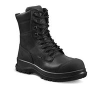 Carhartt Detroit - Bota de seguridad S3, impermeable, 20,3 cm, tecnología Rugged Flex Para Hombre, Negro, 46