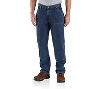 Carhartt Double-Front Logger Jean, Jeans Hombre, Azul (Canal), 34W / 32L