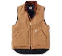 Carhartt, Hombre, Chaleco Con Cuello Acanalado, Aislado, En Lona De Algodón Resistente, Ajuste Ligeramente Holgado, Marrón Carhartt®, 3XL