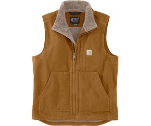 Carhartt Duck Mock Neck chaleco, marrón, Talla M